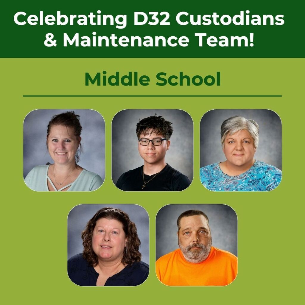 Pictures of Middle School custodians