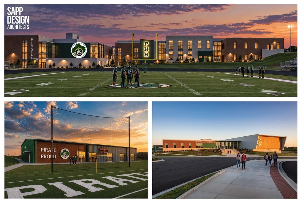 Architectural renderings of the new PHS facilities.