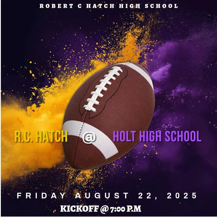 RC Hatch vs Holt football game August 22, 2025
