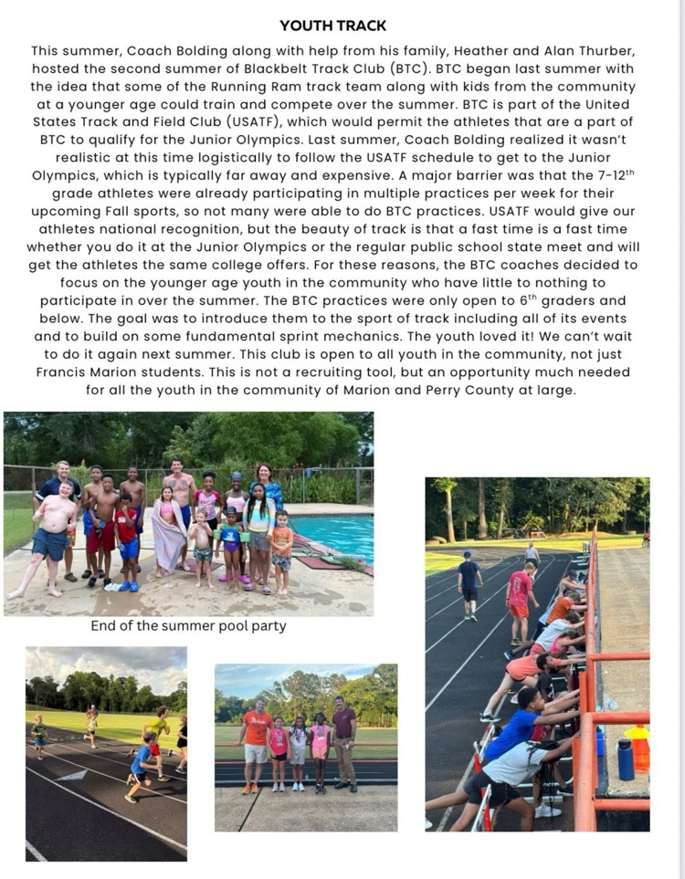 running Rams newsletter