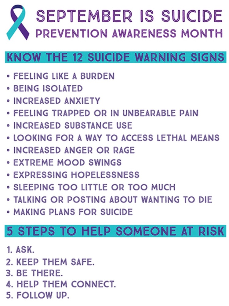 suicide prevention awareness month
