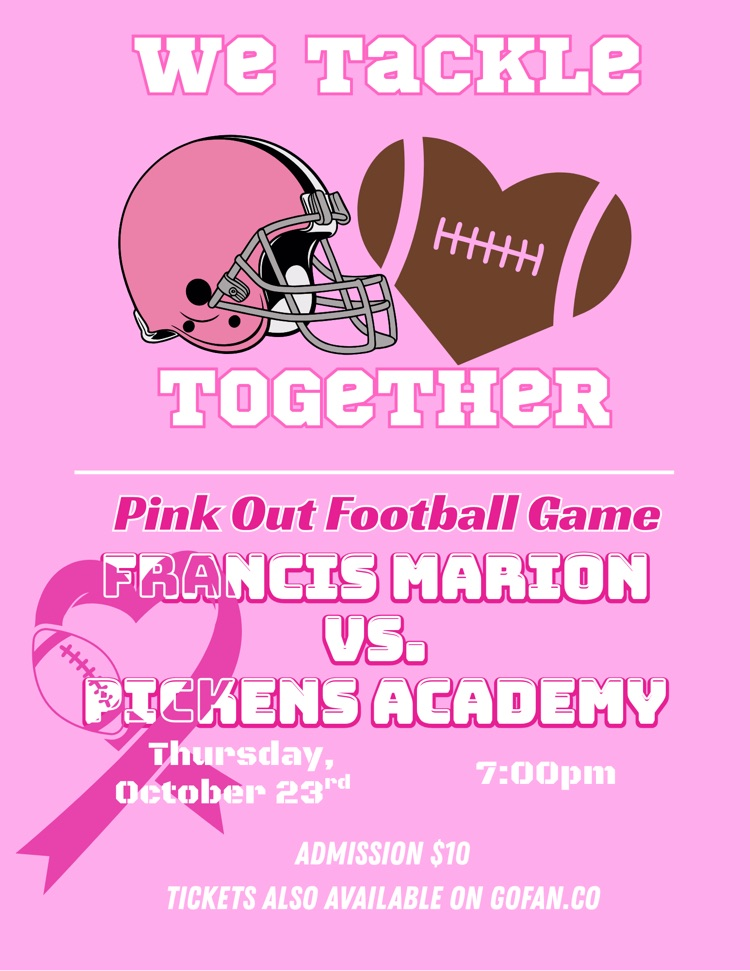 FMS Pink out Football Game