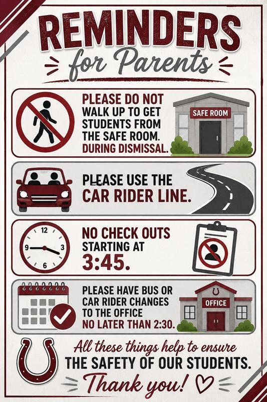 Reminders for Parents