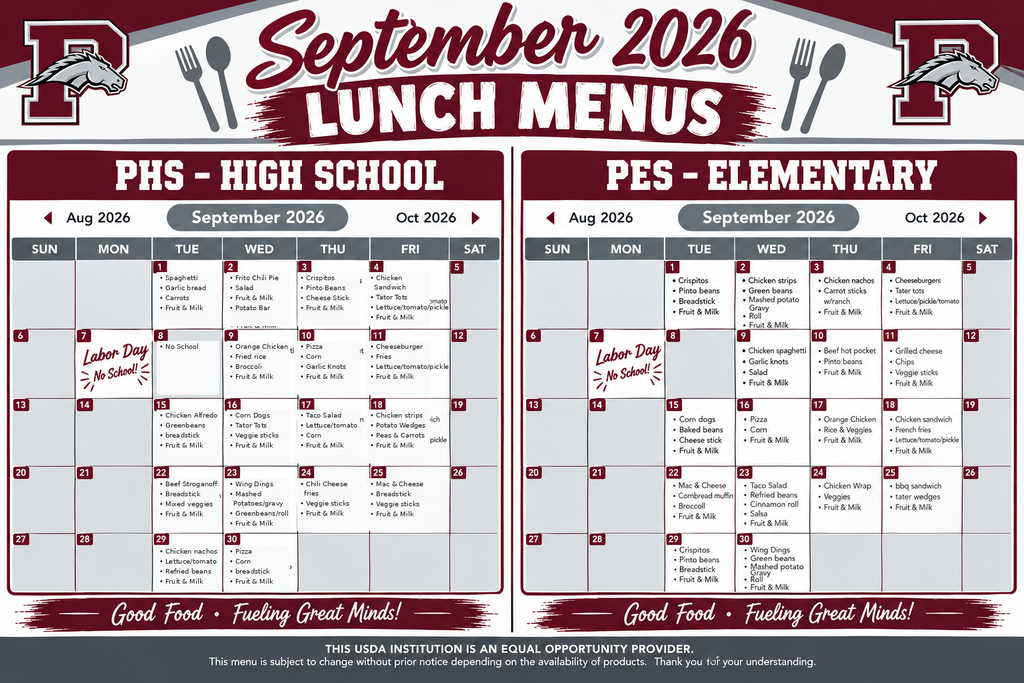 Lunch Menus