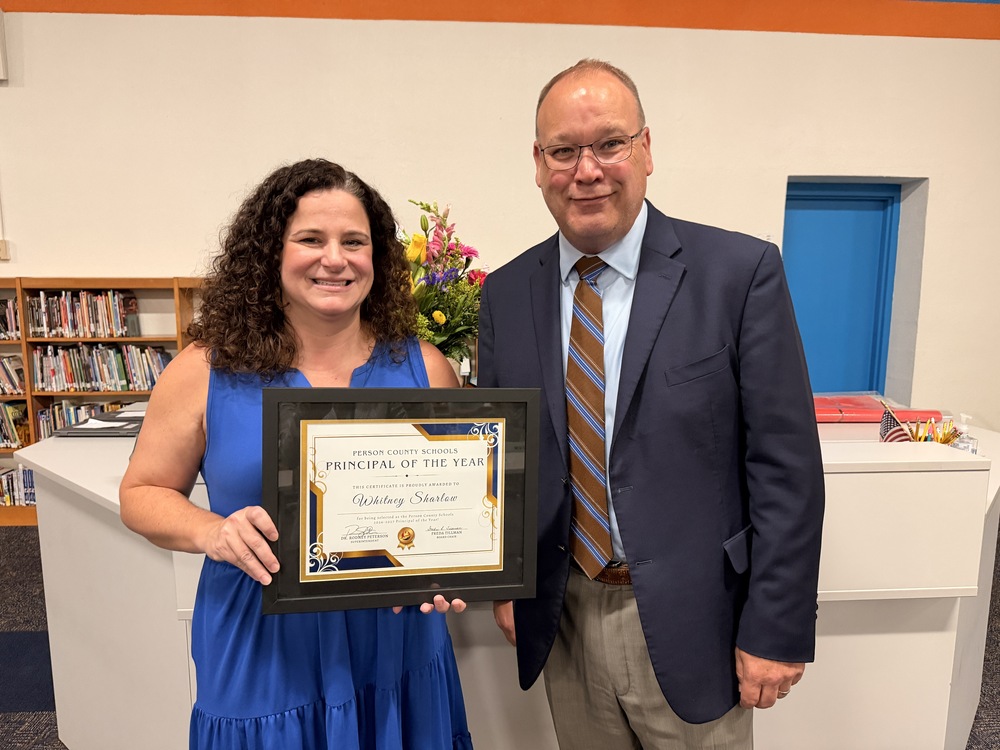 Whitney Sharlow named PCS Principal of the Year