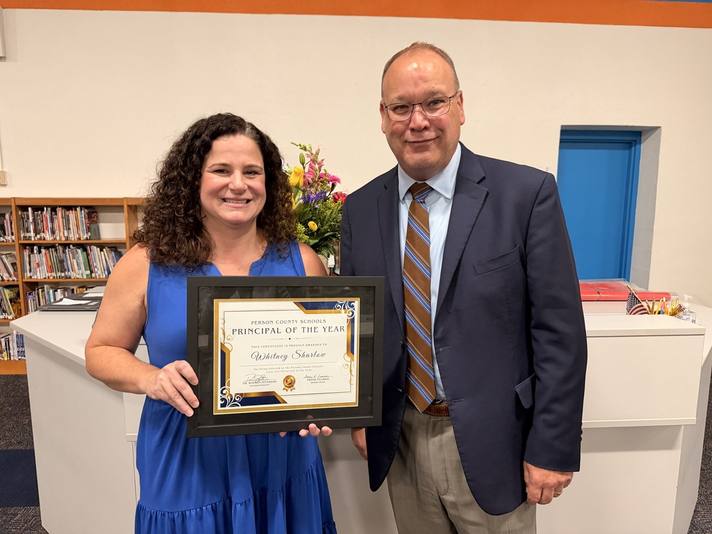 Whitney Sharlow named PCS Principal of the Year