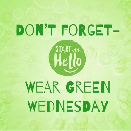 wear green Wednesday 
