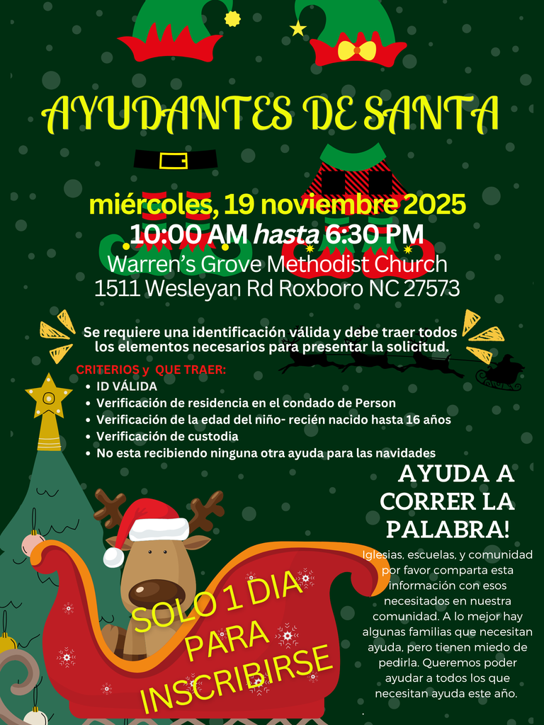 Santa's Helpers - Spanish
