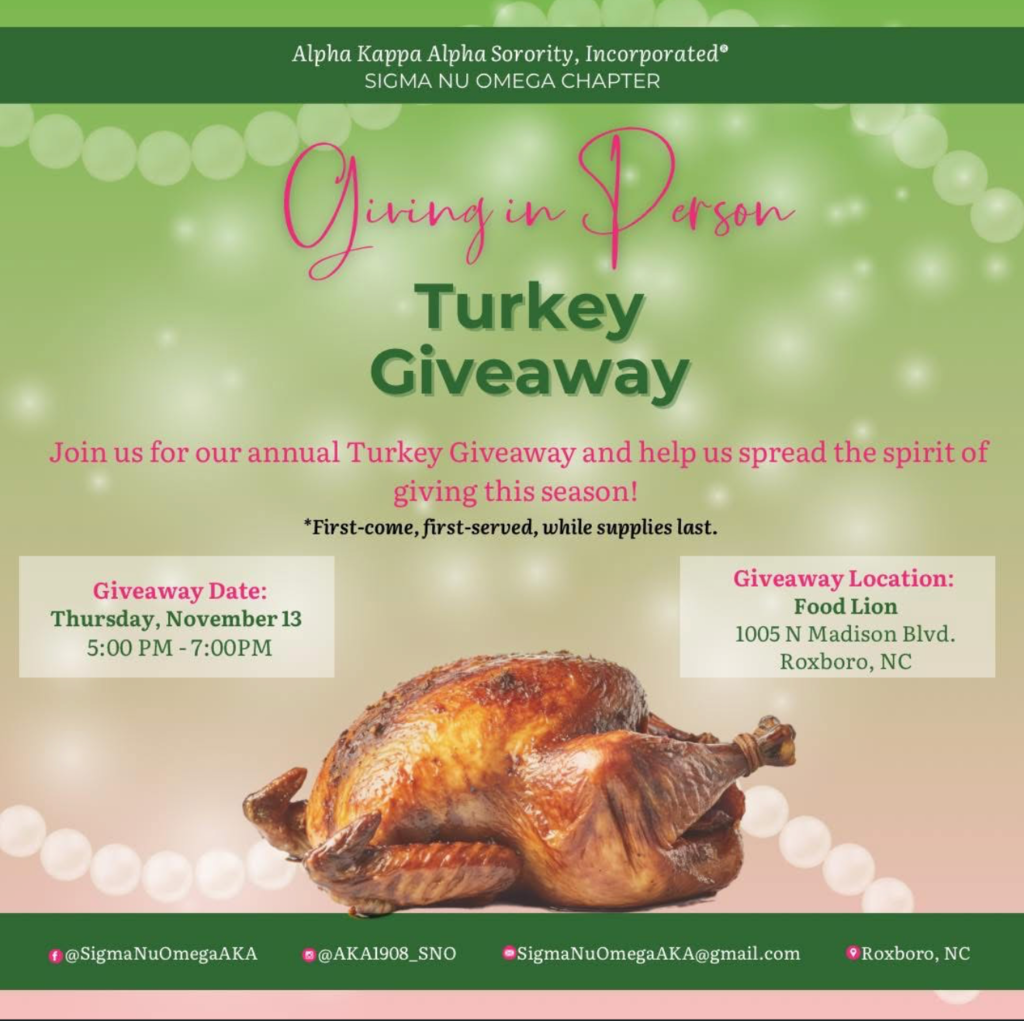turkey giveaway
