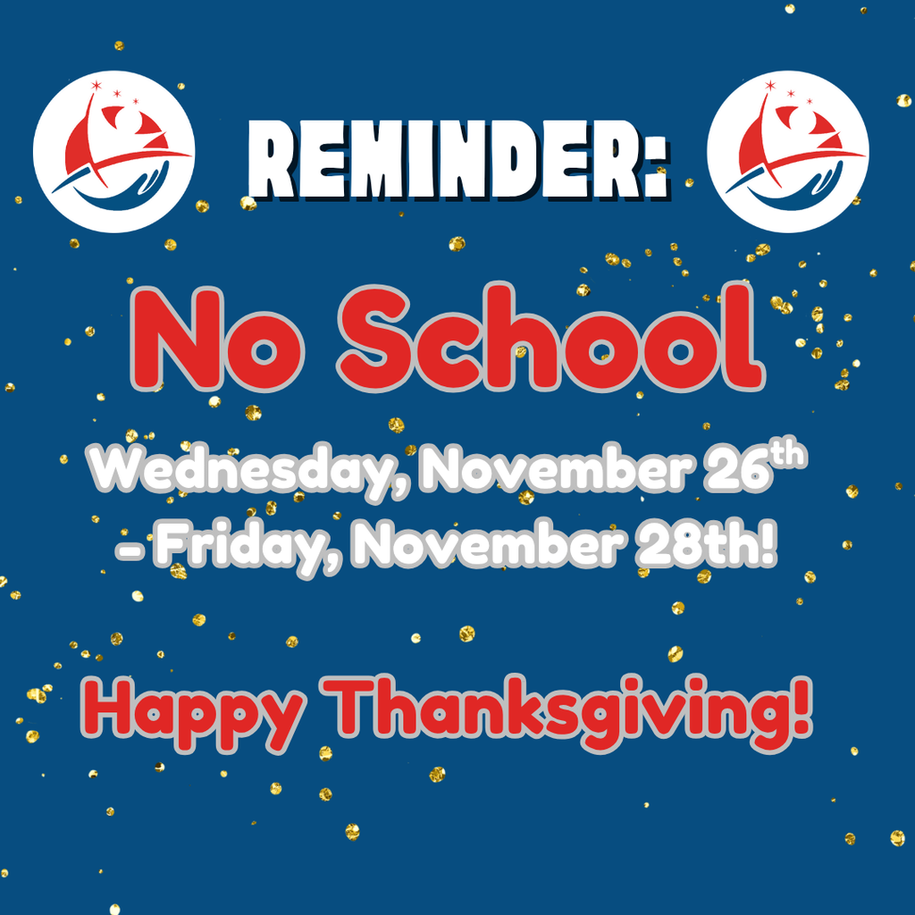 No School November 26th - 28th