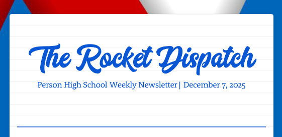 PHS Rocket Dispatch 12.7.25