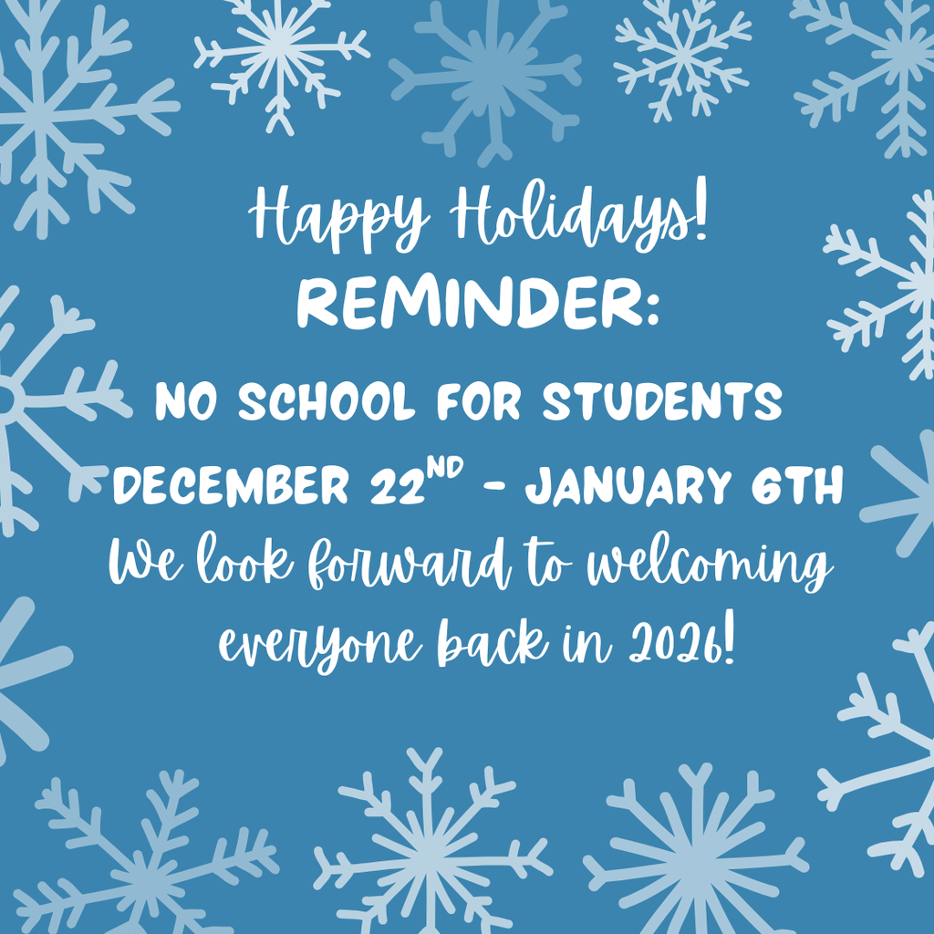Happy Holidays (December 22nd - January 6th)