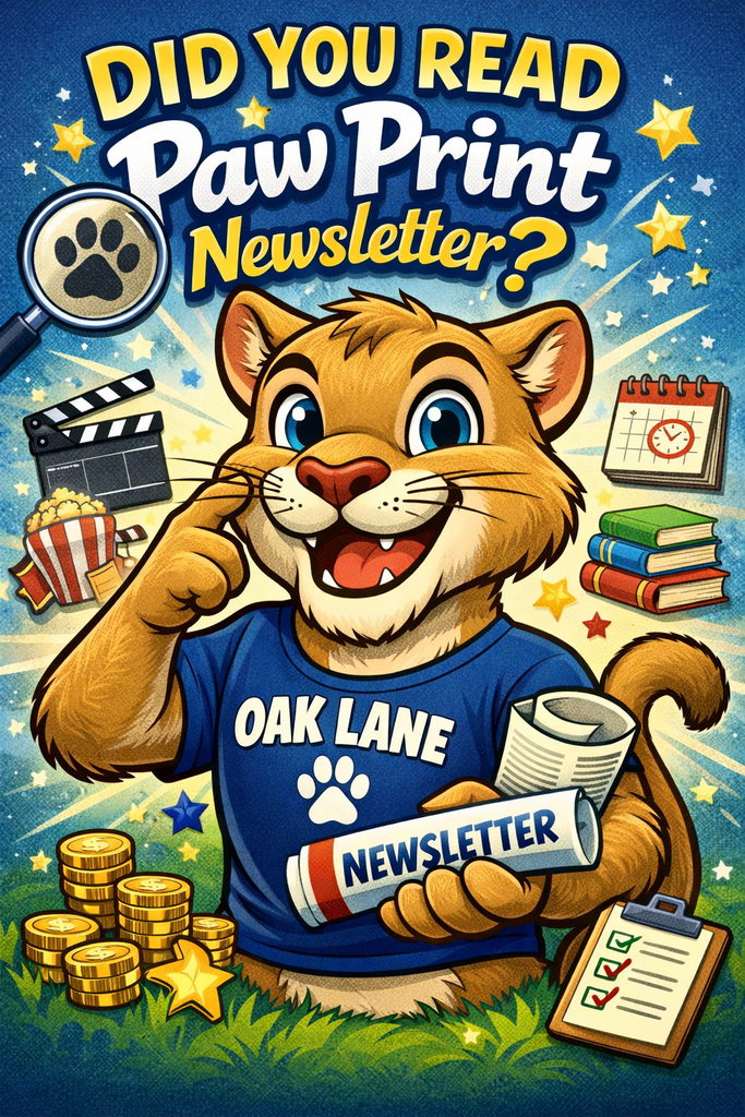 Did you read the Paw Print Newsletter? 