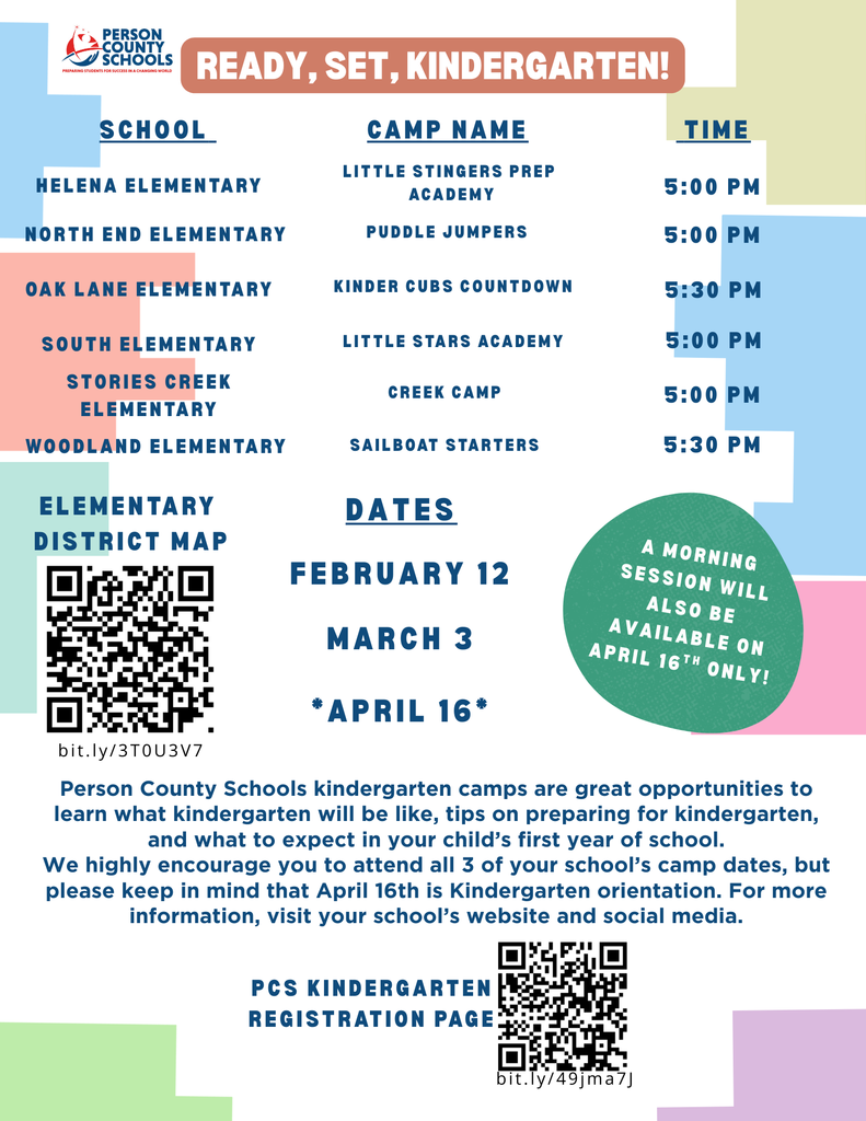 Kindergarten Registration Flyer