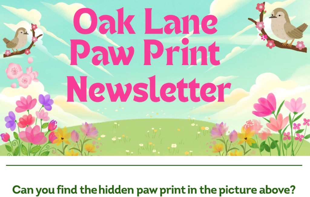 Paw Print Newsletter