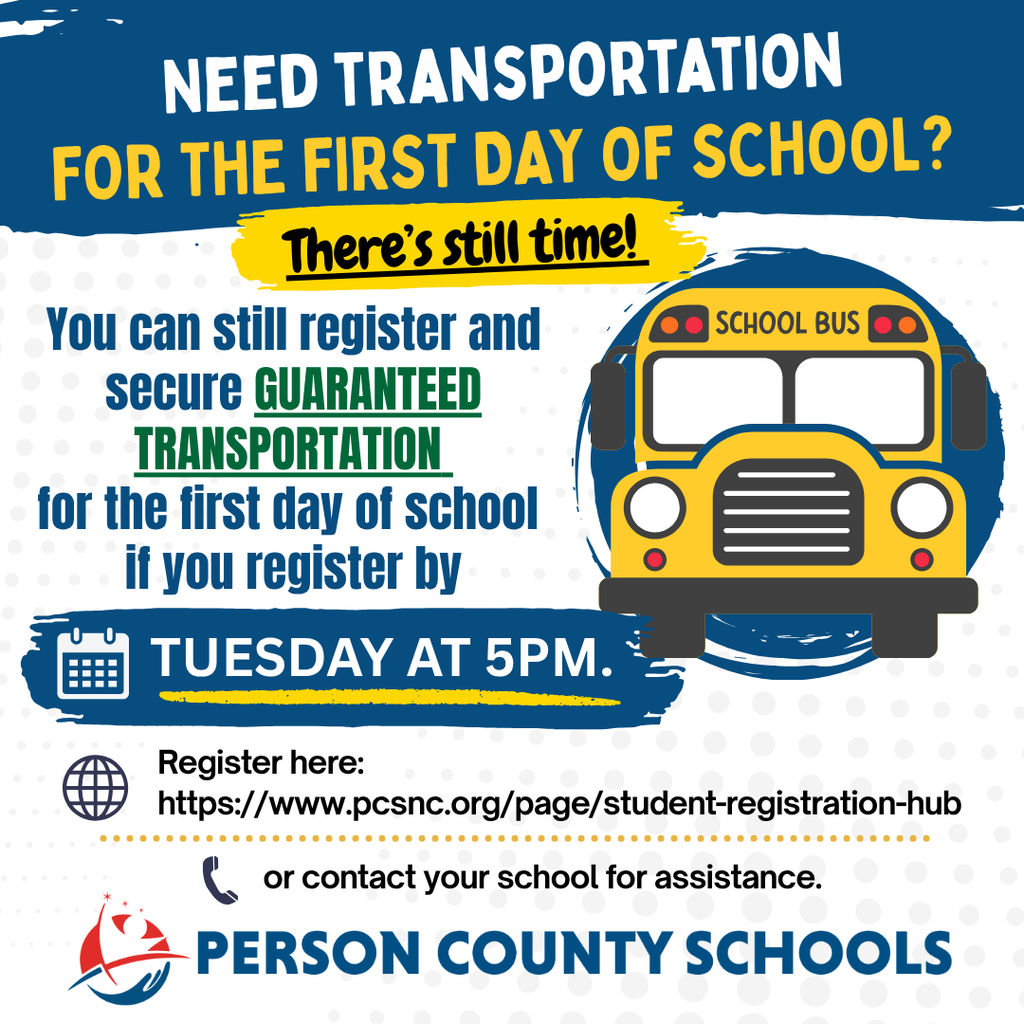 Graphic that shows a bus and gives language about needing transportation. All verbiage is in the post. 