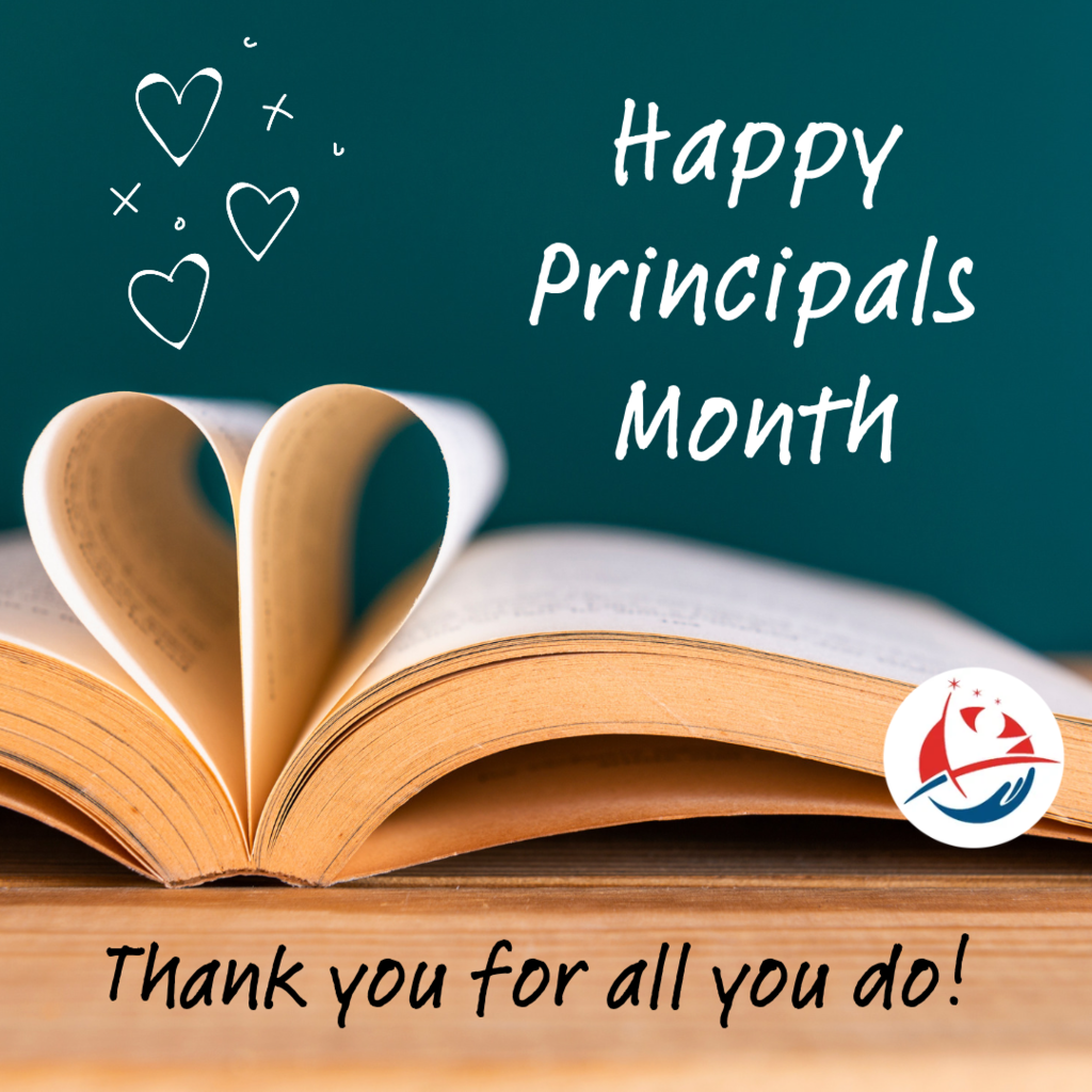 Graphic saying Happy Principals Month