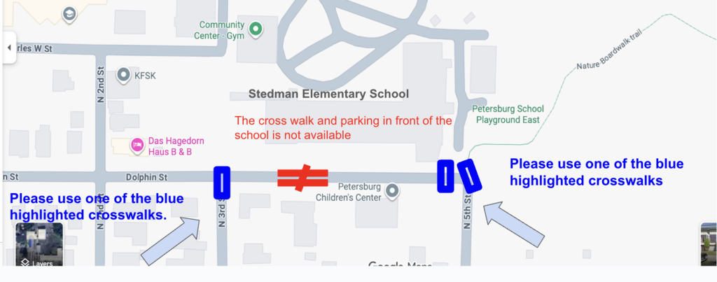 Stedman Elementary pick up and drop off 10-25