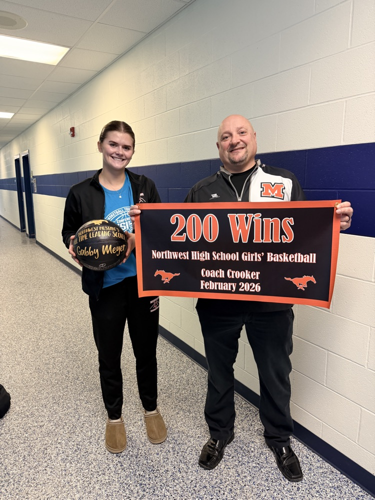 Gabby Meyer and Coach Crooker