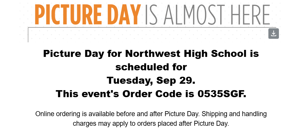 Picture Day flier