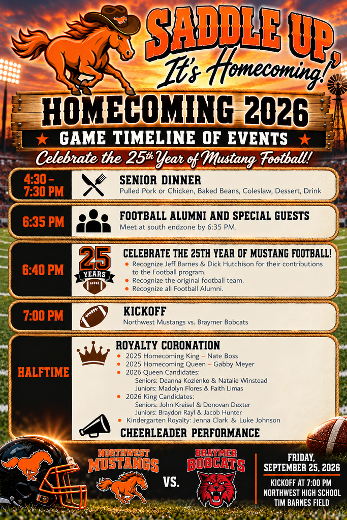 Homecoming 2026 Timeline