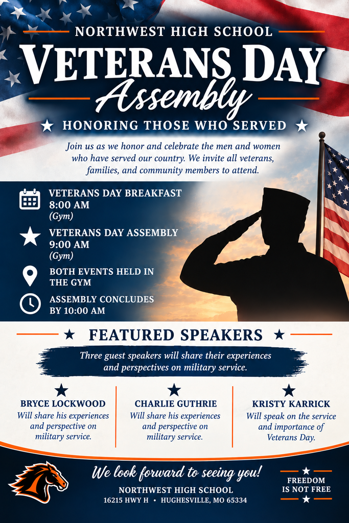Veterans Day Assembly Flyer