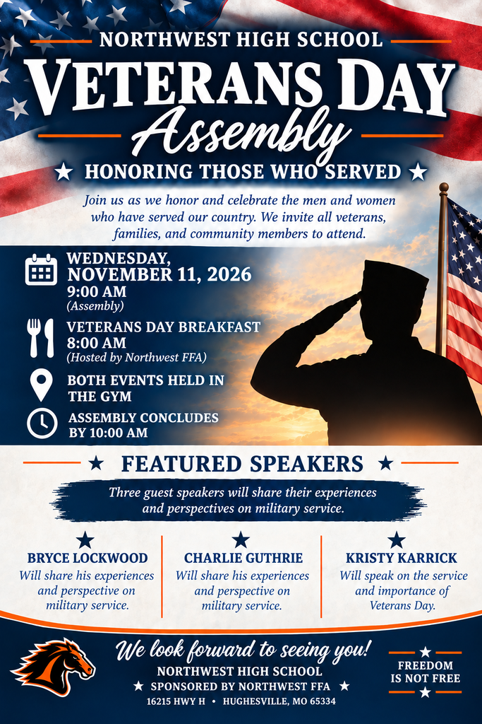 Veterans Day Assembly Flyer
