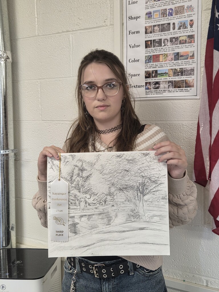 Nouvelle DeBord 3rd place in the graphite category.
