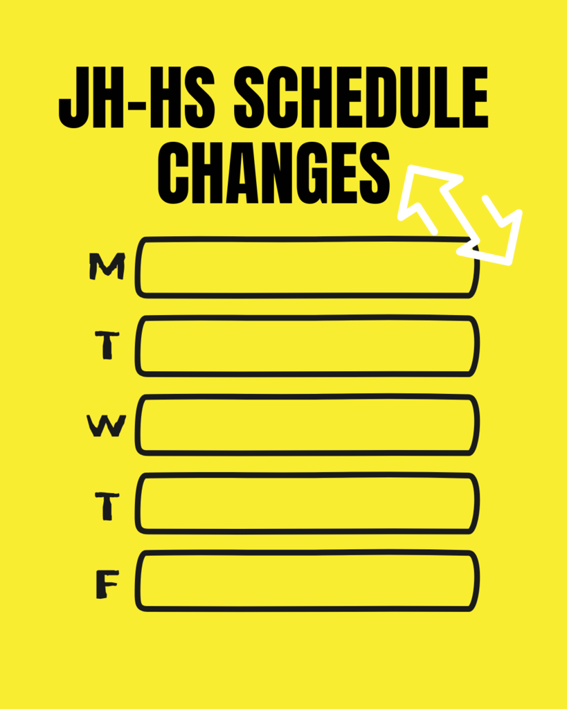 Schedule Changes