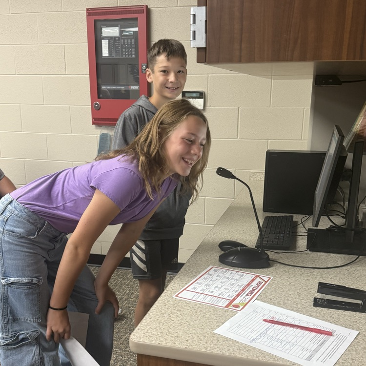 6th grade announcements