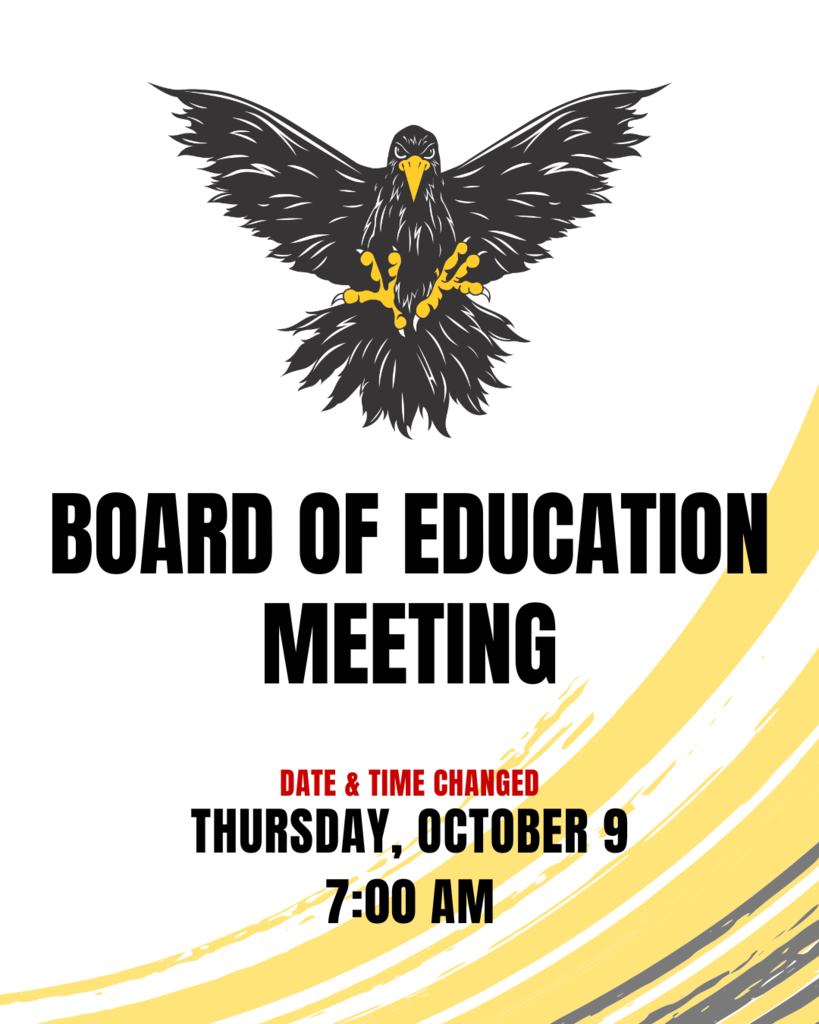 BOE MEETING CHANGE OCTOBER 9