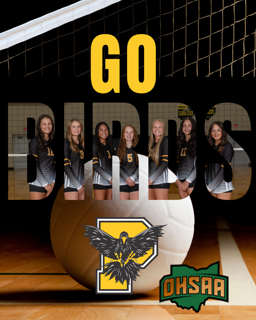 Go Birds - Senior VB Players - OHSAA Tournament