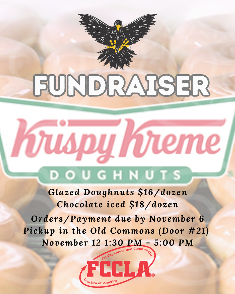 FCCLA Krispy Kreme Fundraiser 2025 - Orders due by Nov 6