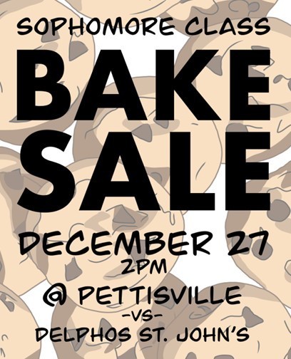 Mark your calendars - Bake SAle 12/27