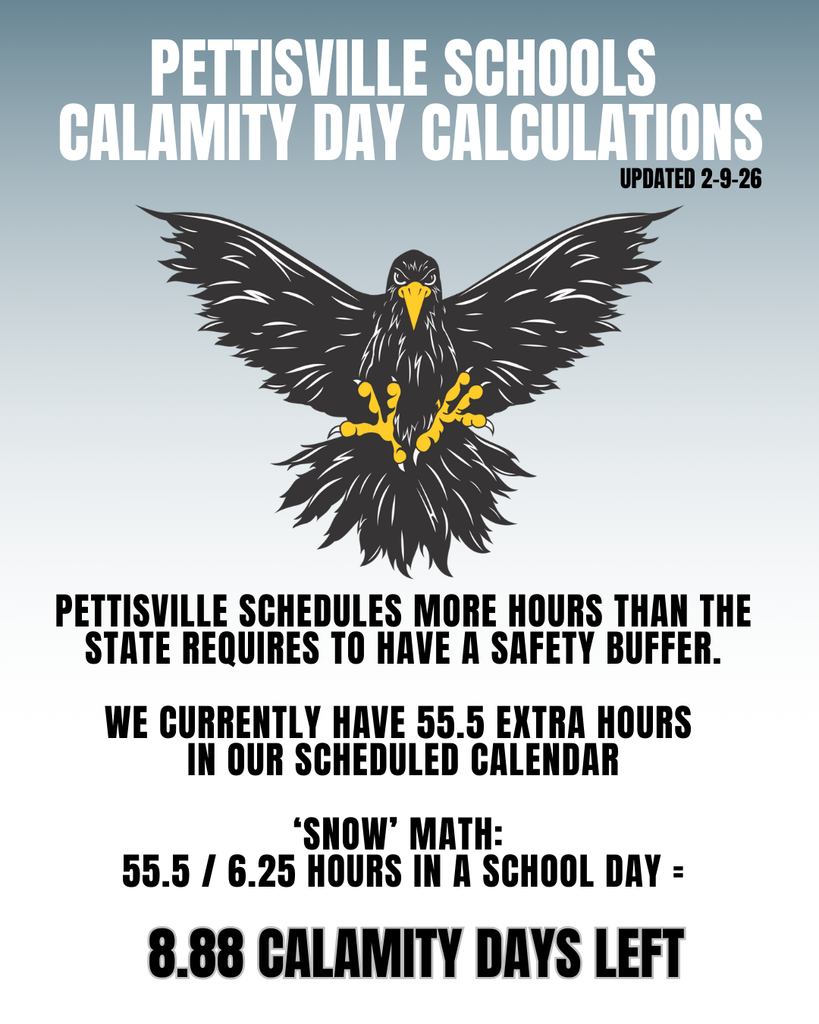 2026 CALAMITY DAYS - "snow math"