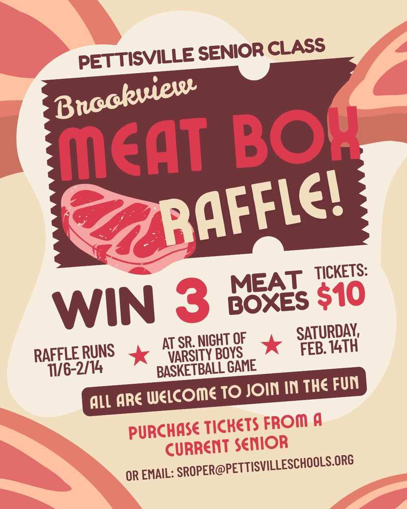 Meat box raffle tickets