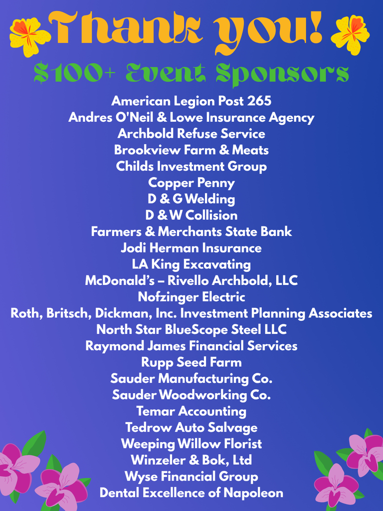 100+ Sponsors