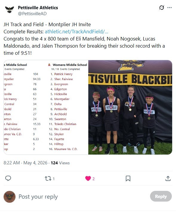 4x8 JH boys team