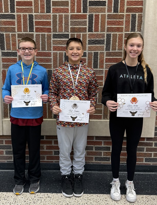 6th grade spelling winners