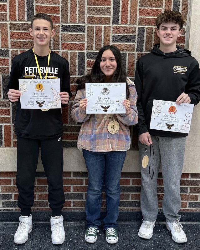 8th grade spelling winners