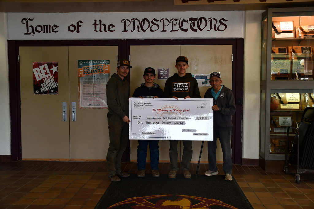Recipients of the Kenny Cook Memorial Scholarship 2025
