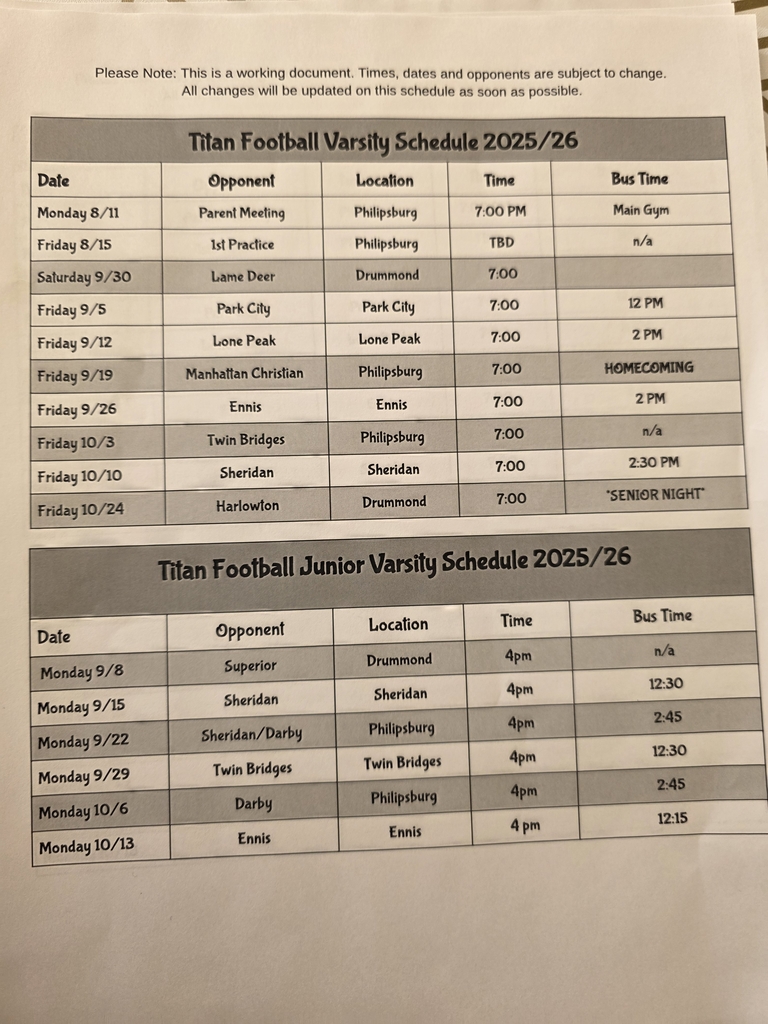 Flint Creek Titans Football