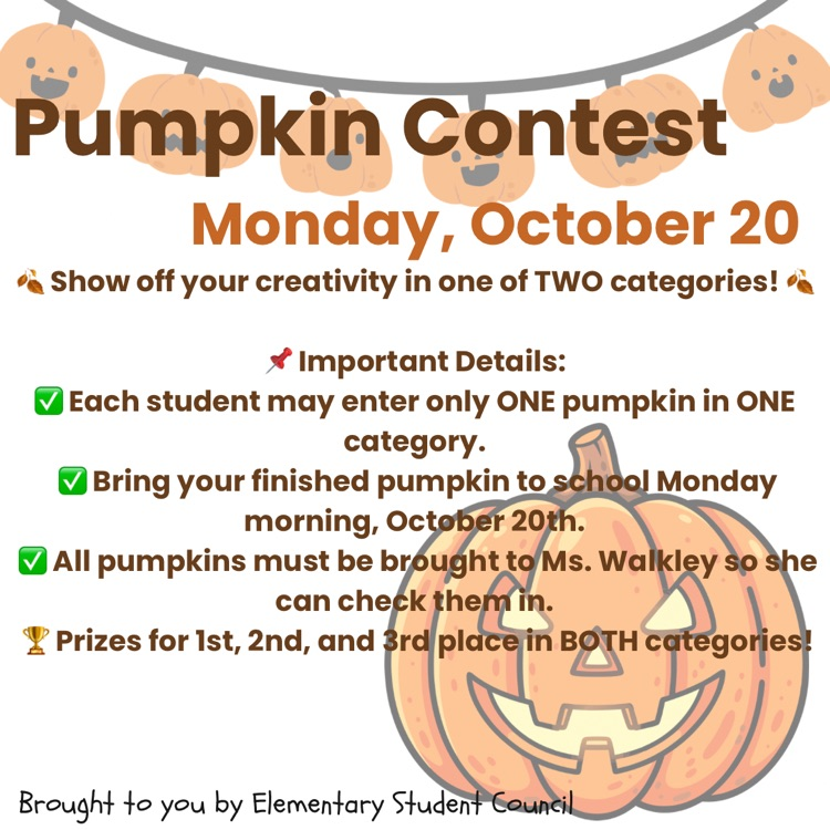 Pumpkin Contest Information