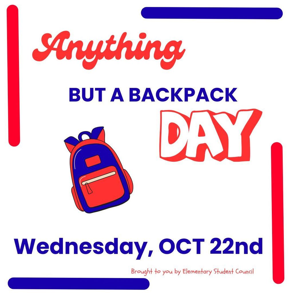 anything but a backpack day