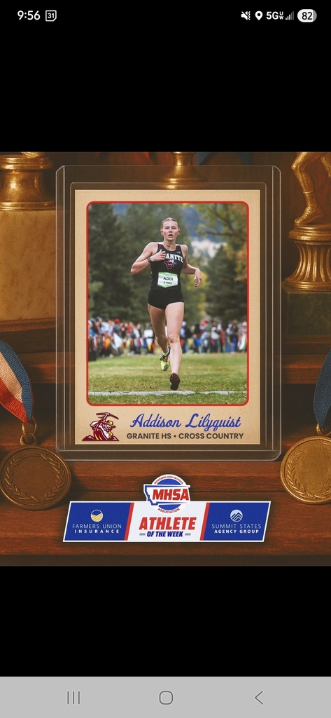 Athlete of the week.