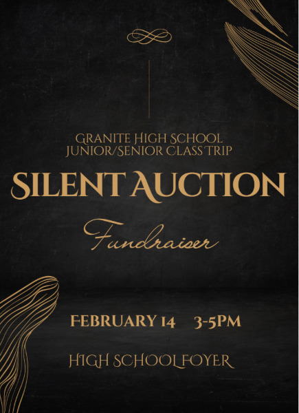 silent auction flyer