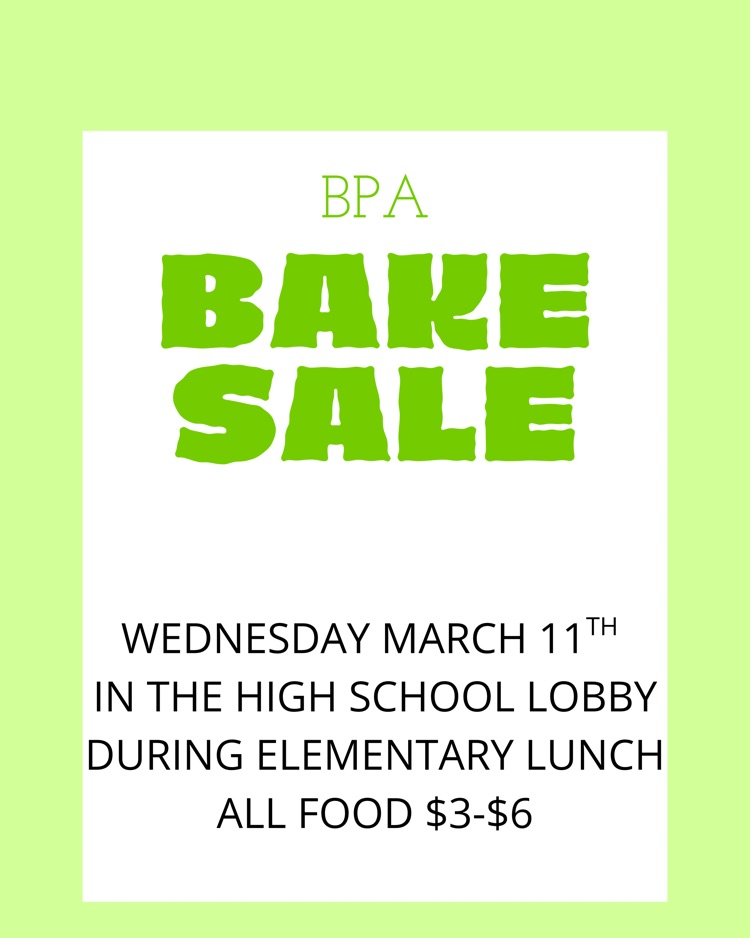 bpa bake sale