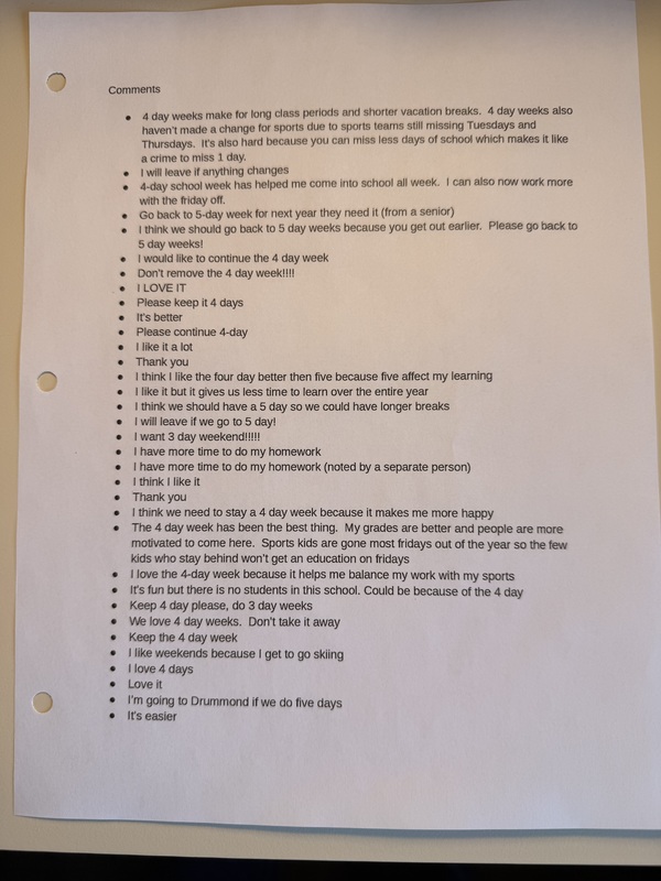 Student 4-day Week Survey p.2