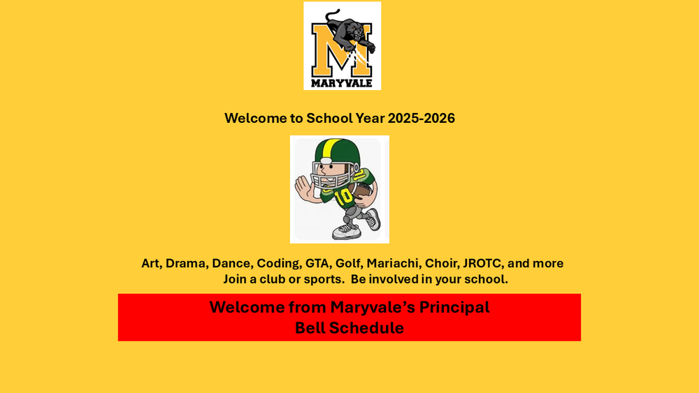 Start of School Information