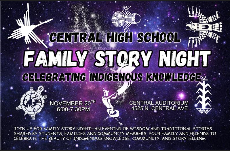 puple, blue and black background and some images in white